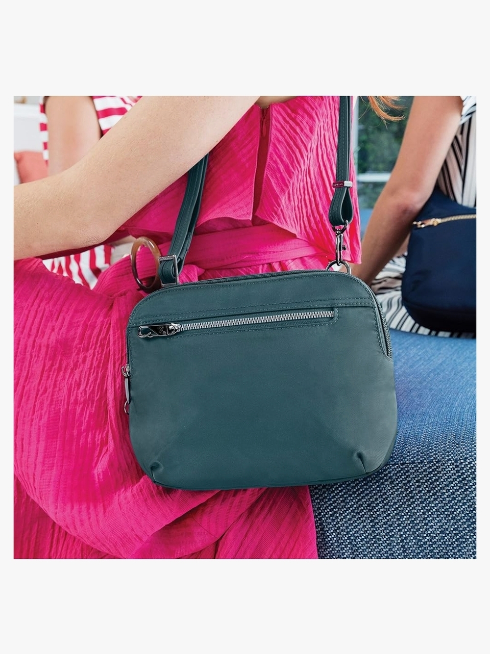 Travelon Anti-Theft Classic Convertible Crossbody Sable - Picture 4 of 12